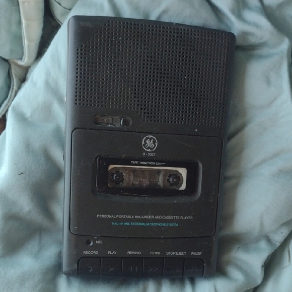 Black Portable Cassette Player - Picture 1 of 4